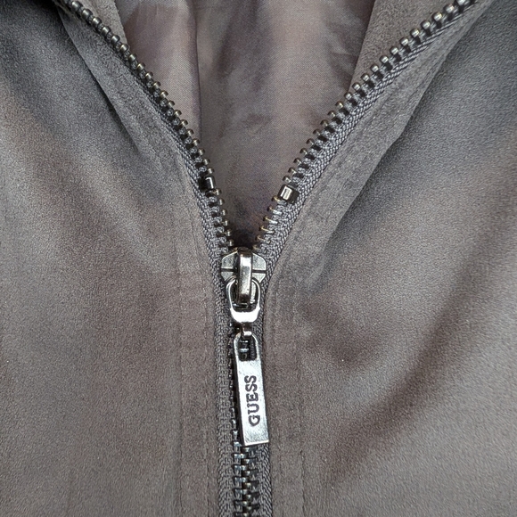 🖤 Guess Gray Moto Jacket - Picture 6 of 10